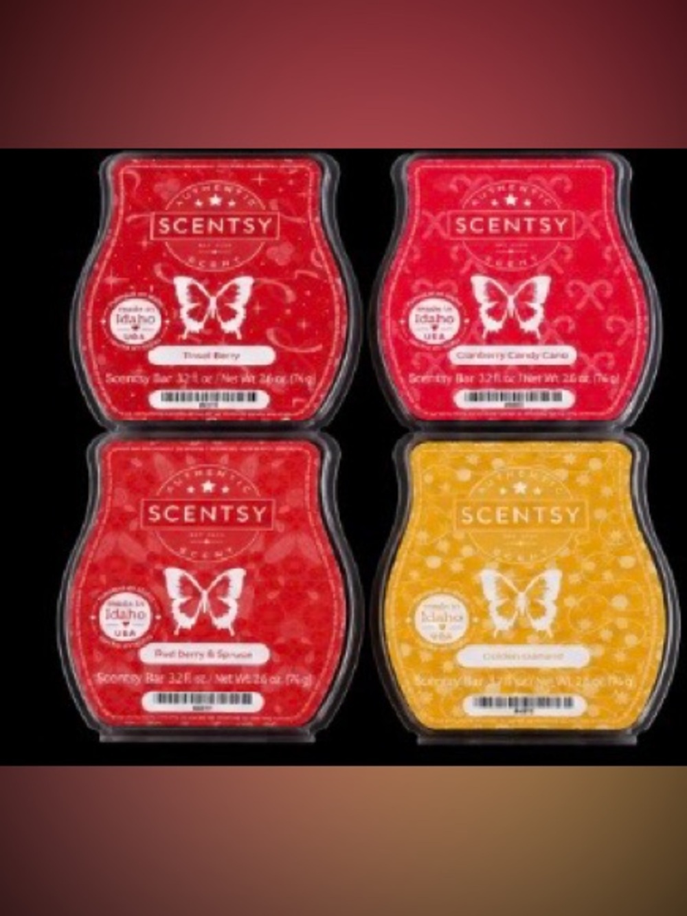 Scentsy Set of 4 Bars - “Fall & Baking”